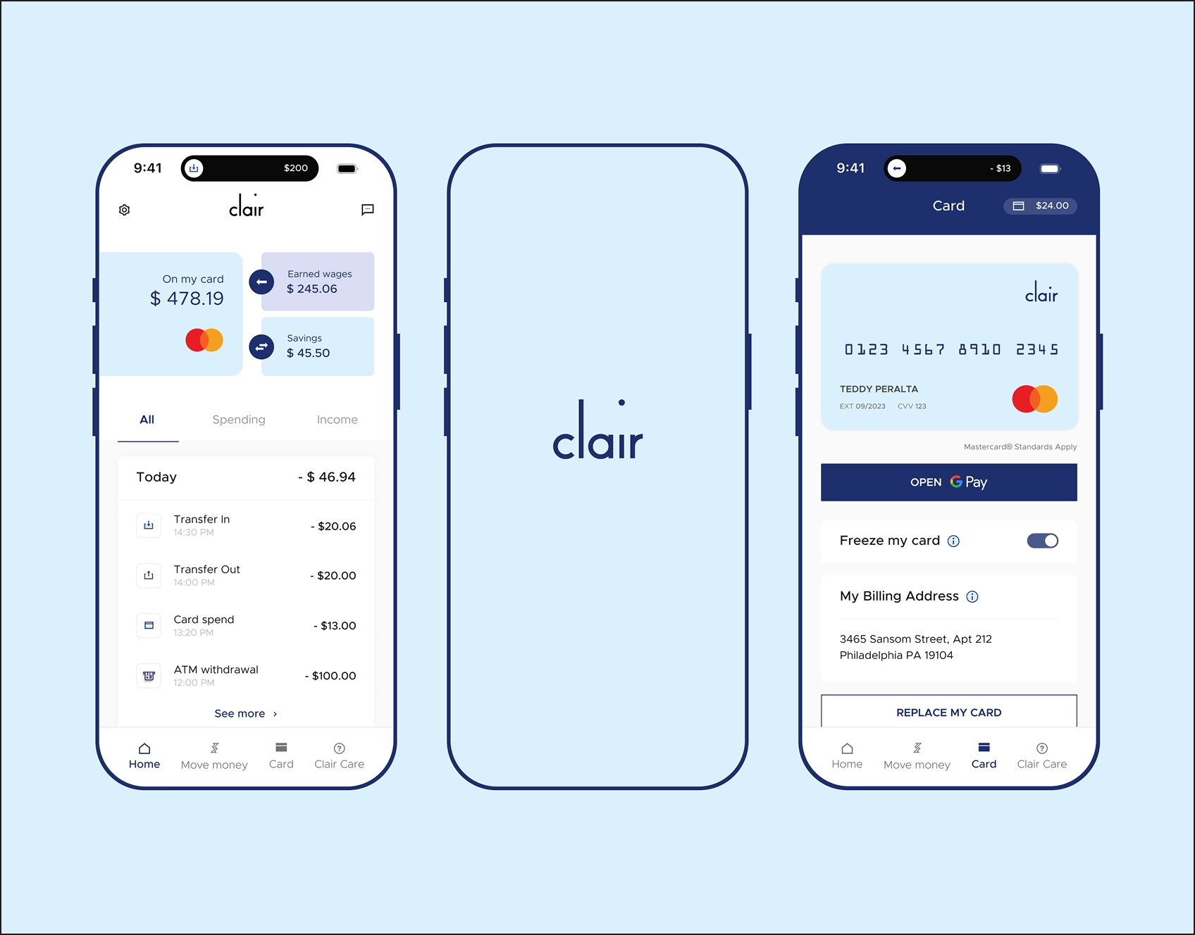 Clair project screenshot