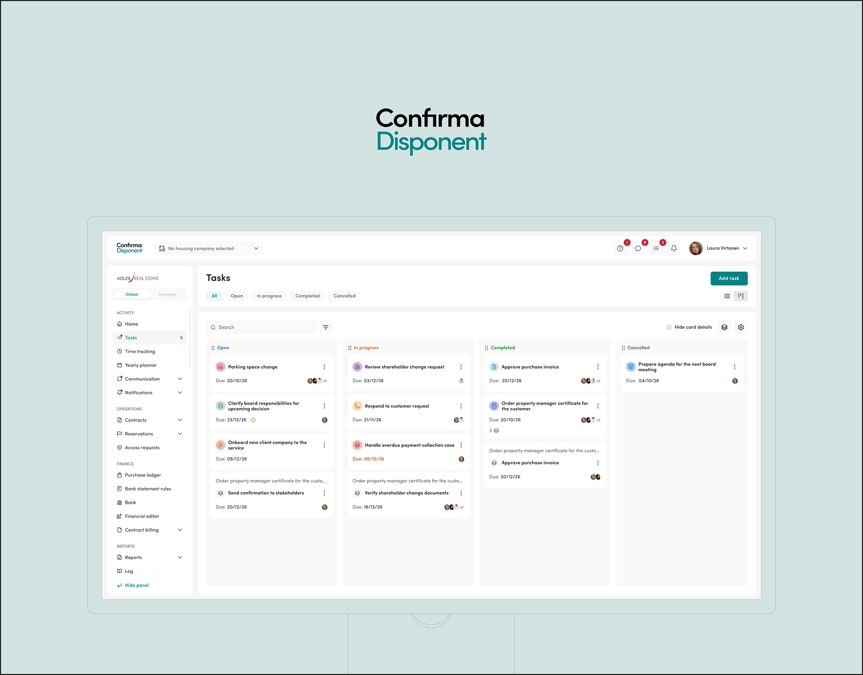 Confirma Disponent project screenshot