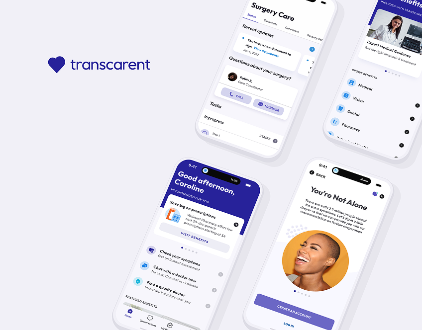 Transcarent project screenshot